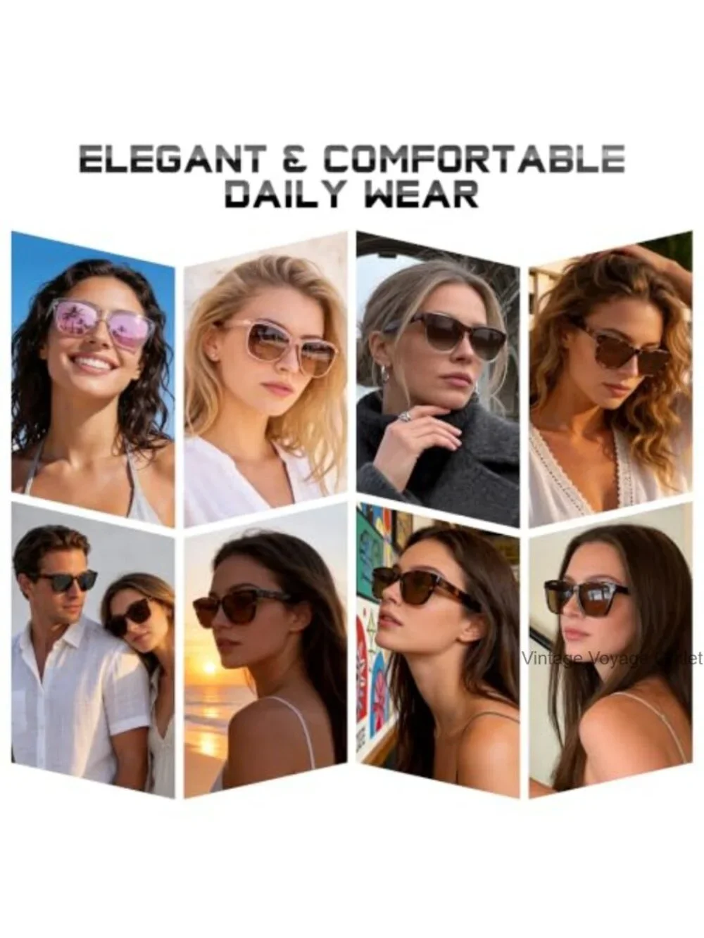 Polarized Sunglasses UV400 Protection Retro Oval Shades for Women Men Driving